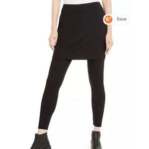 Eileen Fisher Stretch Jersey Knit Skirted Leggings
